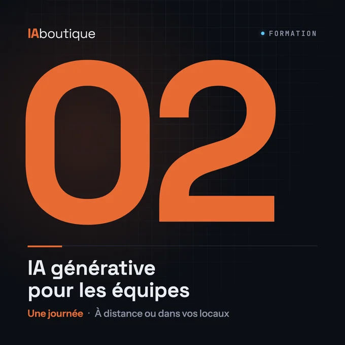 Couverture de la formation IA générative pour les équipes