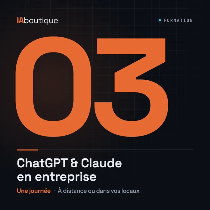Couverture de la formation ChatGPT & Claude en entreprise