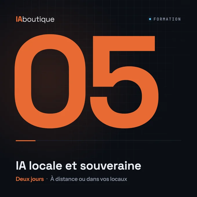 Couverture de la formation IA locale et souveraine