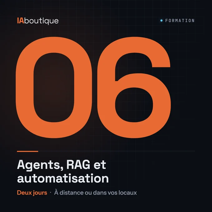 Couverture de la formation Agents, RAG et automatisation